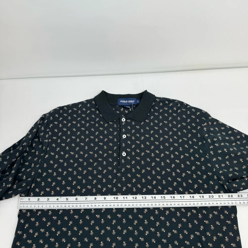 NWT Polo Golf Ralph Lauren Higland D Short Sleeve Tee Size L Black